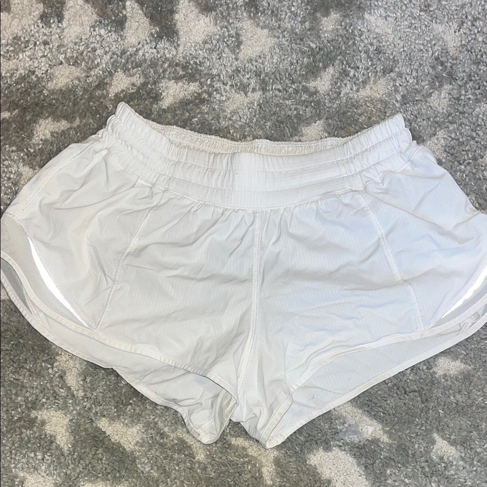 Lululemon Women's White Athletic Shorts